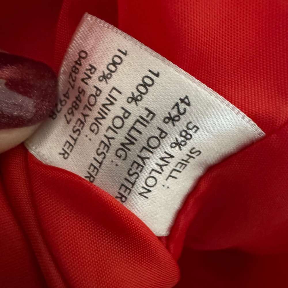 Christoper & Banks Quilted Vest Womens L Red Sleeveless‎ Christmas Holiday - Picture 4 of 5